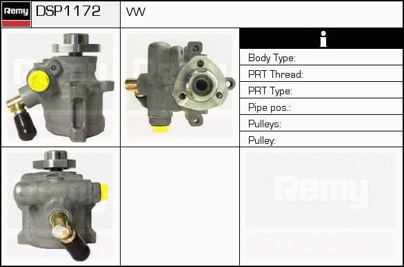 Pompe hydraulique, direction Remanufactured REMY (Multiline)