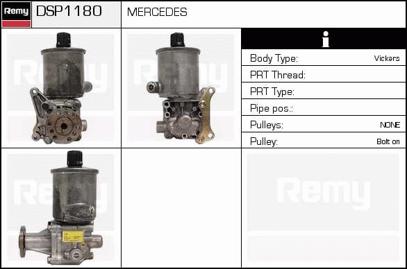 Pompe hydraulique, direction Remanufactured REMY (Multiline)