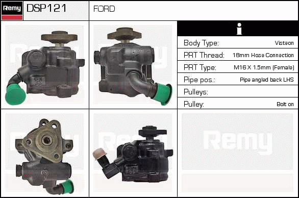 Pompe hydraulique, direction Remanufactured REMY (Multiline)