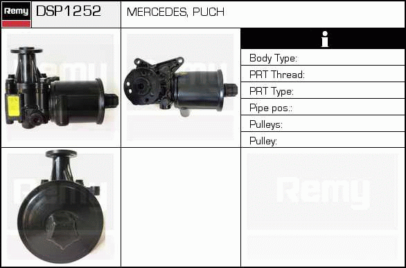 Pompe hydraulique, direction Remanufactured REMY (Multiline)