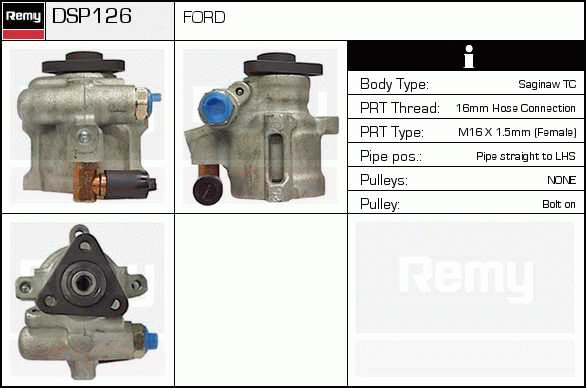 Pompe hydraulique, direction Remanufactured REMY (Multiline)