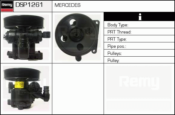 Pompe hydraulique, direction Remanufactured REMY (Multiline)