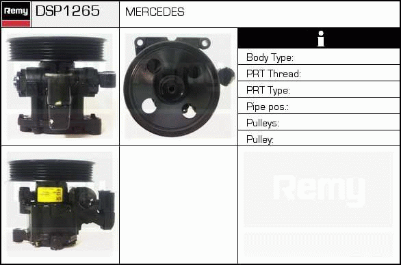 Pompe hydraulique, direction Remanufactured REMY (Multiline)