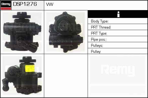 Pompe hydraulique, direction Remanufactured REMY (Multiline)