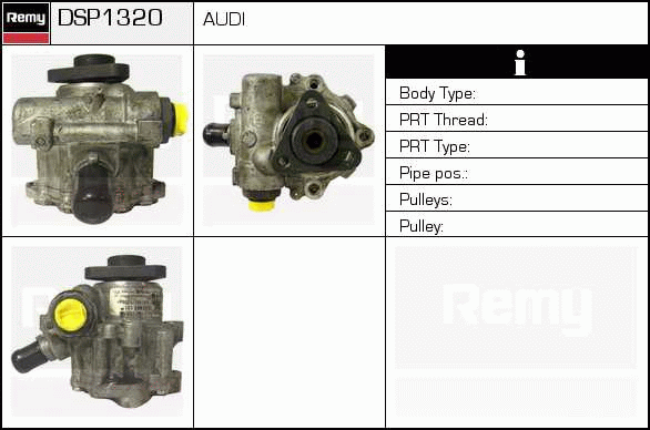 Pompe hydraulique, direction Remanufactured REMY (Multiline)