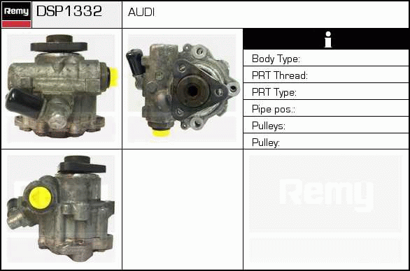 Pompe hydraulique, direction Remanufactured REMY (Multiline)