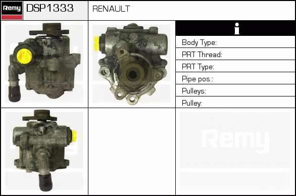 Pompe hydraulique, direction Remanufactured REMY (Multiline)