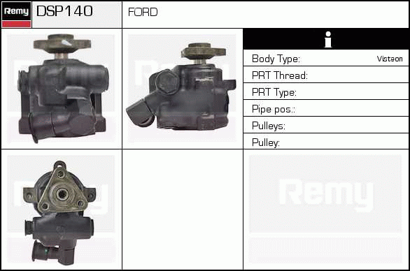 Pompe hydraulique, direction Remanufactured REMY (Multiline)