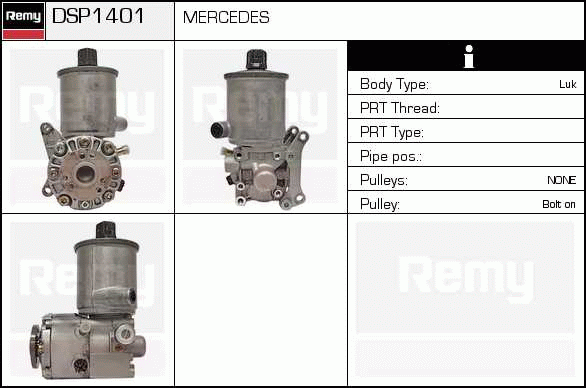 Pompe hydraulique, direction Remanufactured REMY (Multiline)