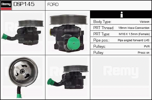 Pompe hydraulique, direction Remanufactured REMY (Multiline)