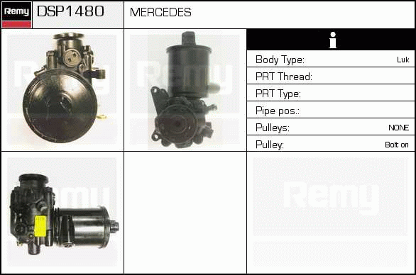 Pompe hydraulique, direction Remanufactured REMY (Multiline)