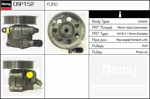 Pompe hydraulique, direction Remanufactured REMY (Multiline)