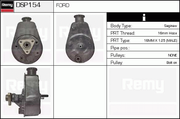 Pompe hydraulique, direction Remanufactured REMY (Multiline)