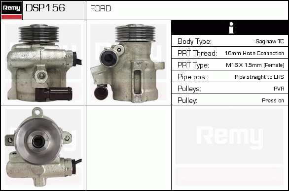 Pompe hydraulique, direction Remanufactured REMY (Multiline)