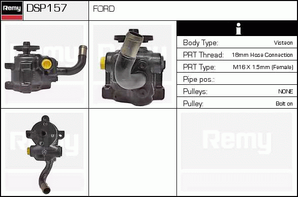 Pompe hydraulique, direction Remanufactured REMY (Multiline)