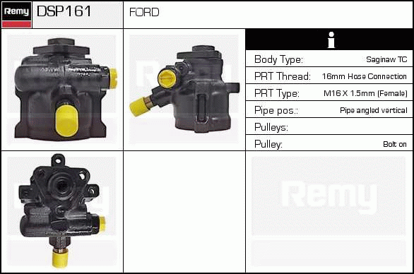 Pompe hydraulique, direction Remanufactured REMY (Multiline)