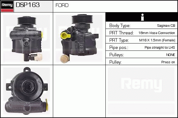 Pompe hydraulique, direction Remanufactured REMY (Multiline)