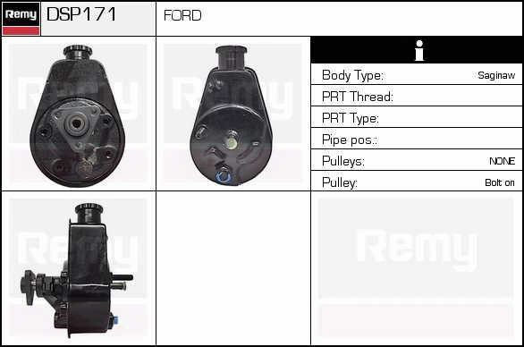 Pompe hydraulique, direction Remanufactured REMY (Multiline)