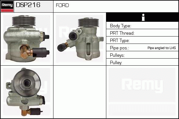 Pompe hydraulique, direction Remanufactured REMY (Multiline)