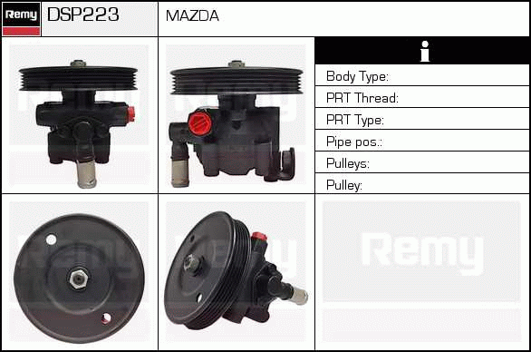 Pompe hydraulique, direction Remanufactured REMY (Multiline)