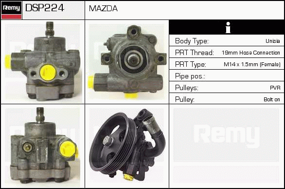 Pompe hydraulique, direction Remanufactured REMY (Multiline)