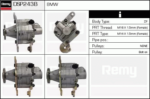 Pompe hydraulique, direction Remanufactured REMY (Multiline)