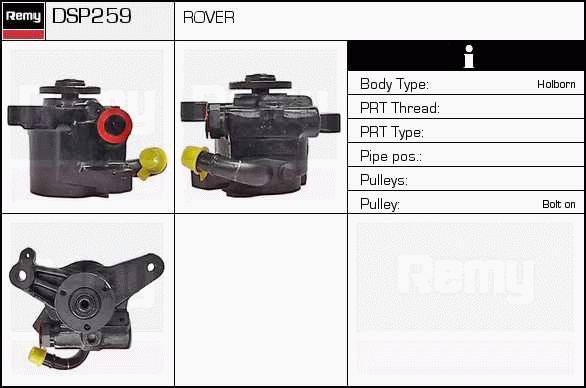 Pompe hydraulique, direction Remanufactured REMY (Multiline)
