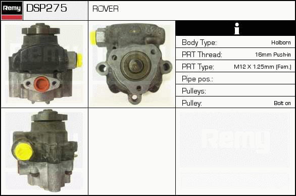 Pompe hydraulique, direction Remanufactured REMY (Multiline)