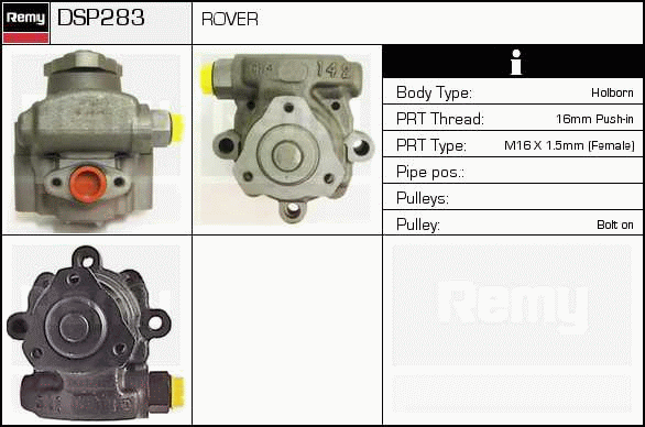 Pompe hydraulique, direction Remanufactured REMY (Multiline)