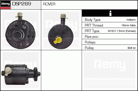 Pompe hydraulique, direction Remanufactured REMY (Multiline)