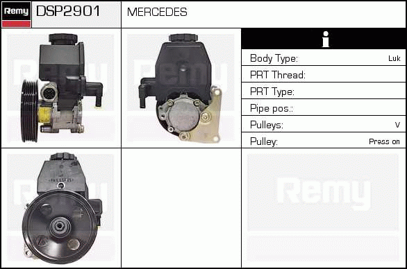 Pompe hydraulique, direction Remanufactured REMY (Multiline)