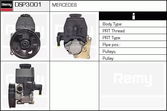 Pompe hydraulique, direction Remanufactured REMY (Multiline)