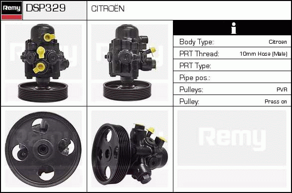 Pompe hydraulique, direction Remanufactured REMY (Multiline)