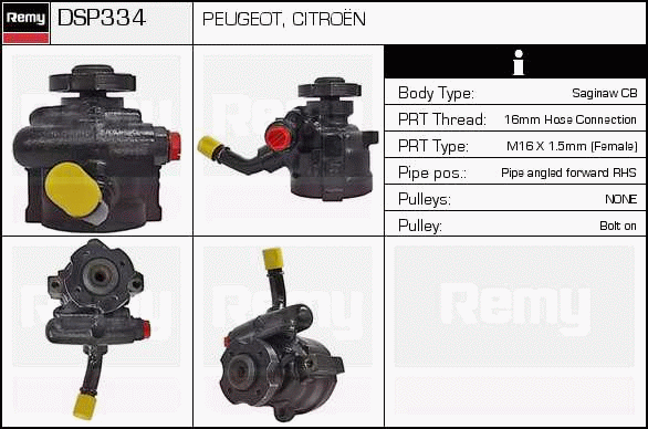 Pompe hydraulique, direction Remanufactured REMY (Multiline)