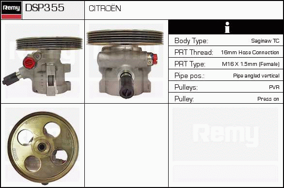 Pompe hydraulique, direction Remanufactured REMY (Multiline)