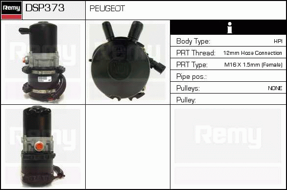 Pompe hydraulique, direction Remanufactured REMY (Multiline)