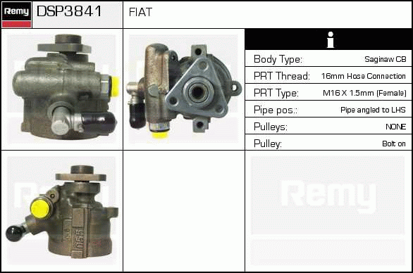 Pompe hydraulique, direction Remanufactured REMY (Multiline)