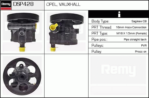 Pompe hydraulique, direction Remanufactured REMY (Multiline)