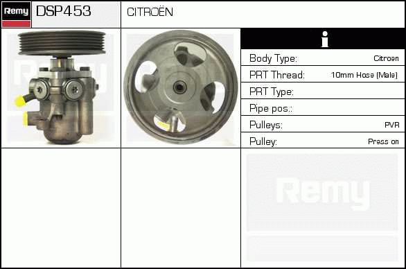 Pompe hydraulique, direction Remanufactured REMY (Multiline)