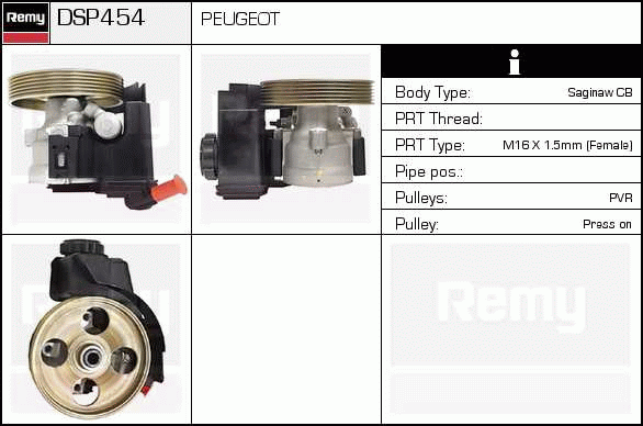 Pompe hydraulique, direction Remanufactured REMY (Multiline)