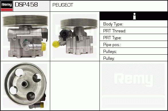 Pompe hydraulique, direction Remanufactured REMY (Multiline)