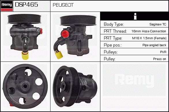 Pompe hydraulique, direction Remanufactured REMY (Multiline)