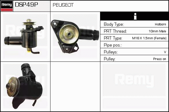 Pompe hydraulique, direction Remanufactured REMY (Multiline)