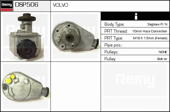 Pompe hydraulique, direction Remanufactured REMY (Multiline)