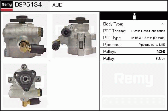 Pompe hydraulique, direction Remanufactured REMY (Multiline)