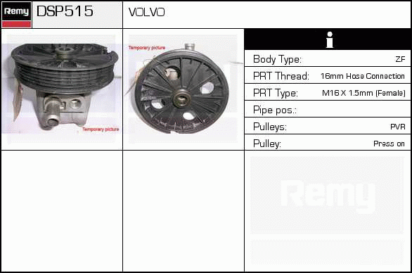 Pompe hydraulique, direction Remanufactured REMY (Multiline)