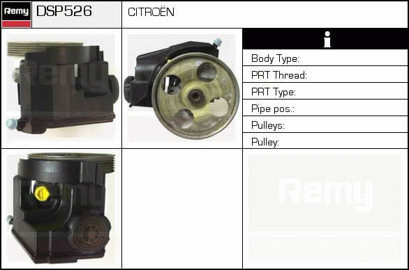 Pompe hydraulique, direction Remanufactured REMY (Multiline)