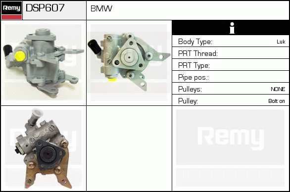 Pompe hydraulique, direction Remanufactured REMY (Multiline)