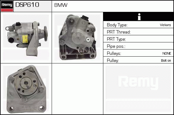 Pompe hydraulique, direction Remanufactured REMY (Multiline)