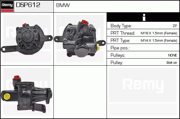 Pompe hydraulique, direction Remanufactured REMY (Multiline)